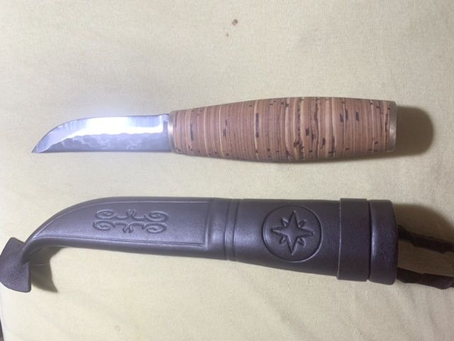 Erapuu Birch Bark 95 puukko knife - Handmade