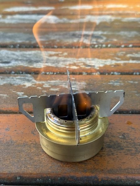 Folding stove - grate for spirit burner