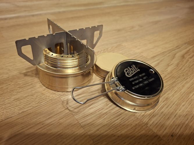 Folding stove - grate for spirit burner