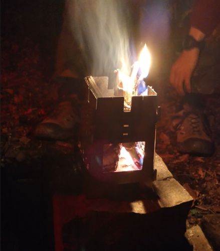 Folding Stove - Survival Kettle Lone Wolf Bushcraft