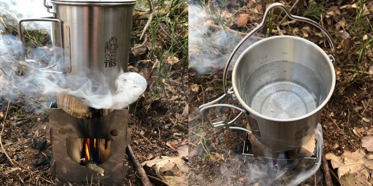 Mug with lid and hanger - TBS Outdoor