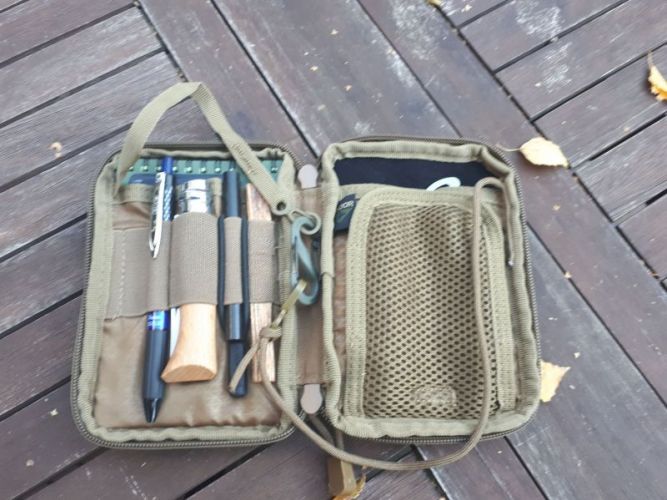Condor EDC Pocket Pouch + US Flag Patch Organizer - Coyot Tan