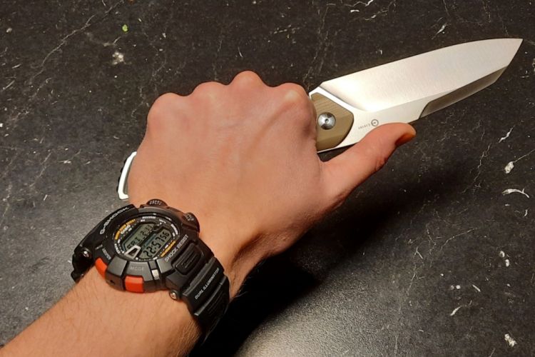CIVIVI Kepler OD Green G10 knife, Satin Finish by Maciej Torbé (C2109A)