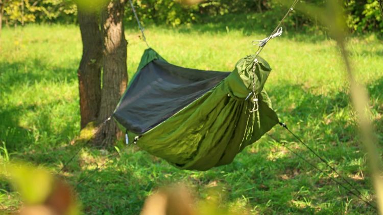 Lesovik DRAKA hammock - Treetop green