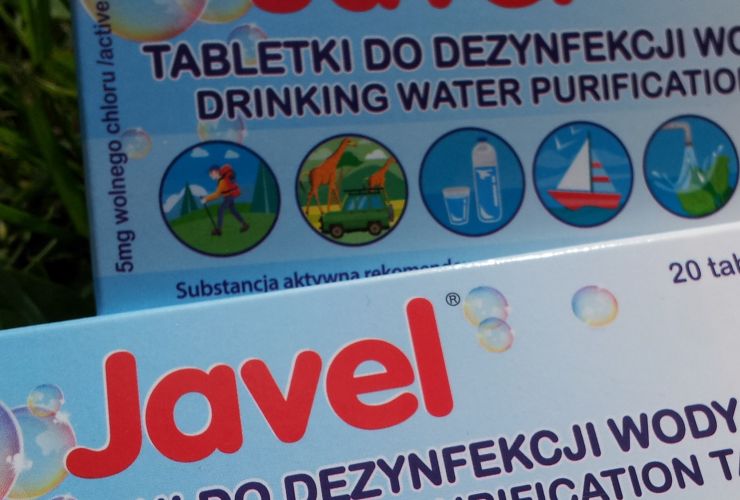 JAVEL AQUA water sanitizing treatment tablets 20 pcs.