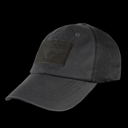 Condor Mesh Tactical Cap - Black - TCM-002