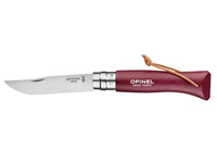 Opinel 8 Inox Colorama Burgundy knife