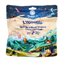 Lyommy - Freeze-dried food Beef in beer with mushrooms and barley groats 350 g