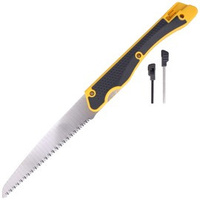 Smith's - Folding survival saw with sharpener and flint - Limb Saw - 50836
