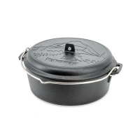 Petromax Dutch Oven FT4.5 Essential cast iron kettle with flat bottom