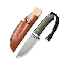 Civivi Cloud Peak OD Green G10 knife, Satin Nitro-V (C23044-2)