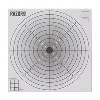 RazorGun - RGun Shooting Shield 14x14 black center - 100 pcs