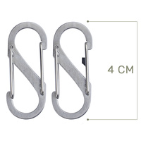 Nite Ize Carabiner - S-Biner #1 - 2 Pack- Black