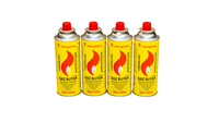 Gas cartridges for tourist camping stove - 4 pcs