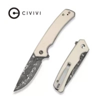 CIVIVI Merit Knife Ivory G10, Damascus (C24012-DS1)