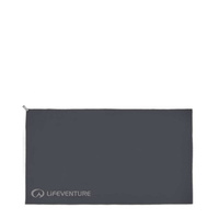HydroFibre Trek Towel Grey quick-dry hiking towel - Lifeventure