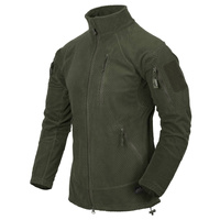 Helikon Alpha Tactical Grid Fleece Sweatshirt - Olive Green