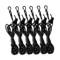 TigerWood - Silk extraction 2m/6 pcs - black