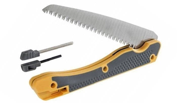 Smith's - Folding survival saw with sharpener and flint - Limb Saw - 50836