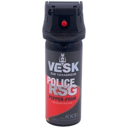 KKS VESK RSG Police Foam 2mln SHU Pepper Gas, Stream 50ml (12050-F)