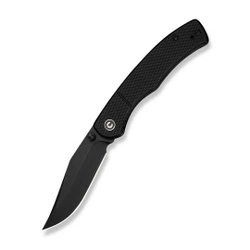 Civivi Clingman Black G10, Black Stonewashed Nitro-V Folding Knife by Taylor Martin Best Damn EDC (C23065-1)