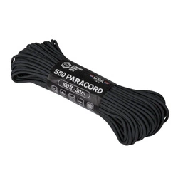 Atwood Rope - Paracord - MIL-SPEC 550-7 - 4mm - Black - 30.48m