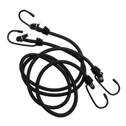 Fosco Industries - Bungees elastic cables - Black - 2pcs.