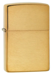 Zippo Brushed Brass gasoline lighter