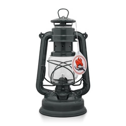 Oil lamp - Feuerhand Hurricane Lantern 276 - Anthracite Gray