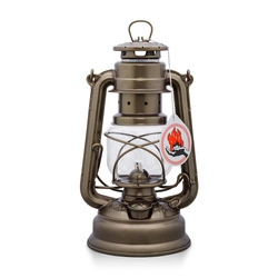 Oil Lamp - Feuerhand Hurricane Lantern 276 - Pearl Brown