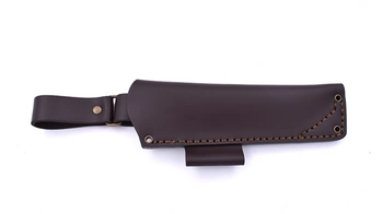 Nessmuk 125 Firesteel leather scabbard