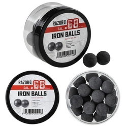 RazorGun - Rubber-metal bullets cal. .68 / 20 pcs. for Umarex T4E HDS and SG-68