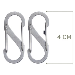 Nite Ize Carabiner - S-Biner #1 - 2 Pack- Black