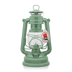 Oil lamp - Feuerhand Hurricane Lantern 276 - Sage Green