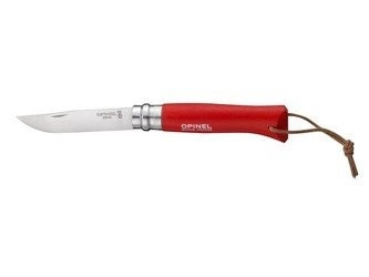 Opinel 8 Inox Colorama Red knife