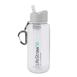 LifeStraw Go 1L 2-stage filtration water bottle - Clear