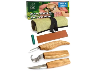 Carving Knife Set - BeaverCraft S13 - Wood Carving Tool Set for Spoon Carving