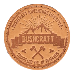 Fosco Industries - Bushcraft leather patch with Velcro