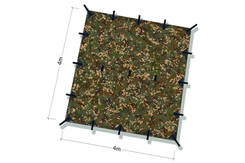 Camping Sheet - Tarp 4x4 - DD Hammocks - MC