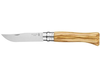 Opinel 9 Inox Lux Olive Knife