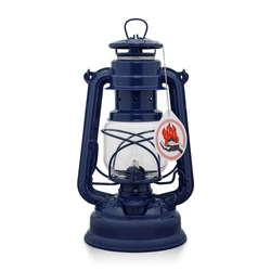 Oil lamp - Feuerhand Hurricane Lantern 276 - Blue