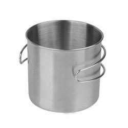 Steel mug with folding handle - 0.6L - Mil-Tec