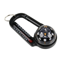 Fosco Industries - Carabiner with compass and thermometer