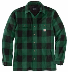 Carhartt - Hubbard Sherpa Lined Shirt Jac Jacket Shirt - Green