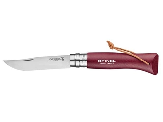 Opinel 8 Inox Colorama Burgundy knife