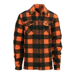 Longhorn Lumberjack flannel shirt - Orange
