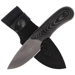 Muela Skinner Full Tang Black Micarta 75mm Knife (IBEX-8M)