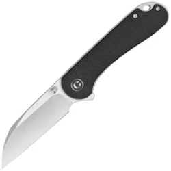Civivi Elementum Wharncliffe Black G10, Satin Nitro-V Folding Knife (C18062AF-1)