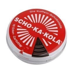 Scho-Ka-Kola bitter chocolate with caffeine