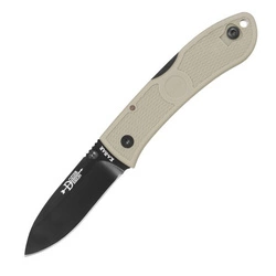 Ka-Bar 4062CB Folding Knife - Dozier Folding Hunter - Coyot Brown